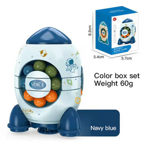 2025 nóng bán tùy chỉnh nhựa tên lửa thông minh bóng giải nén đồ chơi ngón tay xoay bóng con quay hồi chuyển - Product Image 6