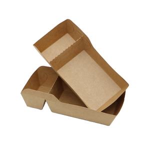 صواني قوارب مستطيلة مخصصة كرافت للأطعام المقلية مع حاويات مطبوعة - Product Image 6