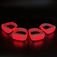 Bracelet lumineux à 11 LED brevetées, télécommandé, en silicone, avec effets étoilés DMX, idéal pour les cadeaux promotionnels et d'affaires