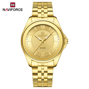NAVIFORCE 5067 <span class=keywords><strong>Montre</strong></span> Femme de Marque Haut de Gamme, <span class=keywords><strong>Montre</strong></span> à Quartz en Acier Inoxydable, Étanche, <span class=keywords><strong>Montre</strong></span> Simple pour Femme - Product Image 2