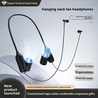 Nouveau casque tour de cou 5.0 en gros pour usine, étanche, conception magnétique à fixation auriculaire, résistant au vent fort, en caoutchouc