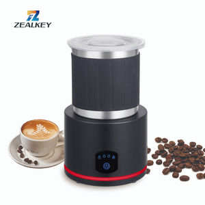 Machine <span class=keywords><strong>à</strong></span> mousse de <span class=keywords><strong>lait</strong></span> <span class=keywords><strong>vintage</strong></span> 4 en 1, chaud et froid, en plastique, <span class=keywords><strong>mousseur</strong></span> <span class=keywords><strong>à</strong></span> <span class=keywords><strong>lait</strong></span> détachable, 400 W, capacité de 4 tasses, minuterie et contrôle de la densité - Product Image 6