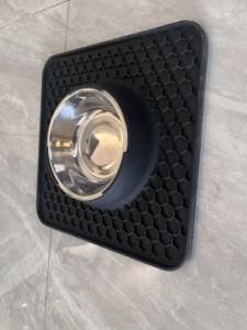 2025 YENİ CUTEN Toptan Kesim Hizmeti Özelleştirme PET <span class=keywords><strong>DOG</strong></span> Silikon YALAMA MATI Yavaş Besleyici Paslanmaz Çelik Köpek Kasesi - Product Image 3