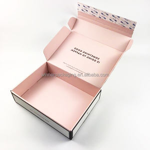 Caja de Cartón Corrugado para Envíos de Comercio Electrónico con Logotipo Personalizado, para Zapatos y <span class=keywords><strong>Ropa</strong></span> - Product Image 3