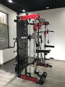 Estante de alimentación todo en uno <span class=keywords><strong>Smith</strong></span> y Cable con material de hierro de diseño multifunción cruzado de pila de peso - Product Image 6