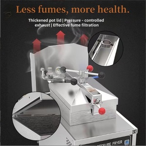 Máquina expendedora comercial de pollo frito de acero inoxidable, máquina expendedora completamente automática de <span class=keywords><strong>patatas</strong></span> <span class=keywords><strong>fritas</strong></span> de gran capacidad de 24L - Product Image 5