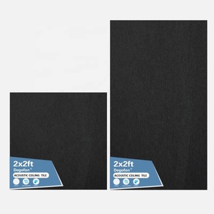 Plafonds ignifuges <span class=keywords><strong>de</strong></span> classe A, insonorisés, panneaux <span class=keywords><strong>de</strong></span> plafond suspendu, absorption spéciale, <span class=keywords><strong>insert</strong></span> <span class=keywords><strong>de</strong></span> bord, fausse <span class=keywords><strong>laine</strong></span> minérale - Product Image 1