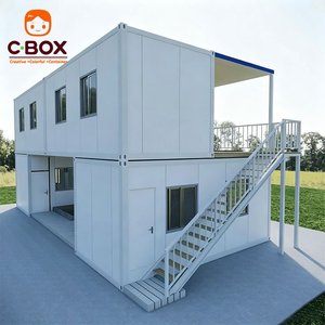 บ้านสำเร็จรูป Cbox Eco-Friendly ขนาด 20 ฟุต 40 ฟุต แบบพับได้ สำหรับอยู่อาศัย อพาร์ทเมนท์ โรงแรม โรงพยาบาล - Product Image 3