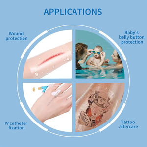 Alat Suntik Sekali Pakai Non Woven Bersertifikat CE Perban Kateter Steril Perekat Perban Luka Perlengkapan Medis Perawatan Luka - Product Image 2