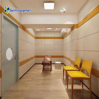 Panneau acoustique Seninpanel PET NRC 1.0, réduction du bruit, moderne, pour traitement acoustique intérieur commercial, salons, hôtels