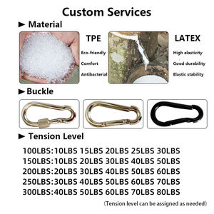 MKAS 150Lbs 200Lbs 250Lbs 300Lbs Logotipo personalizado 11 piezas Juego de bandas de resistencia de látex Tubo de bandas de resistencia - Product Image 5