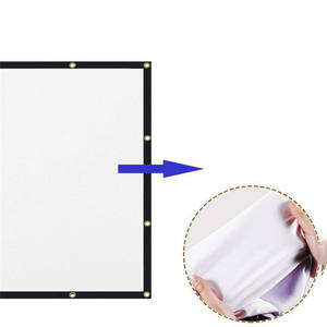 <span class=keywords><strong>Écran</strong></span> de projection portable de 60 pouces HD 16:9 <span class=keywords><strong>écran</strong></span> de Projection vidéo sans cadre <span class=keywords><strong>pliable</strong></span> fixé au mur pour les films de bureau de cinéma maison - Product Image 5