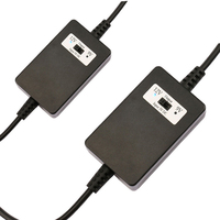 Convertisseur de tension élévateur USB 5V à 9V 12V personnalisé, câble de suralimentation USB2.0 mâle à 5521 5525 35135 mâle avec interrupteur