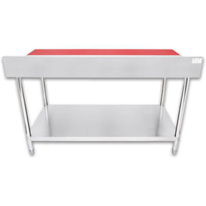 <b>Stainless</b> <b>Steel</b> Heavy Duty <b>Workbench</b> with Built-in Cutting Board Kitchen Equipment for Restaurant Hotel Kitchen Home - Product Image 3