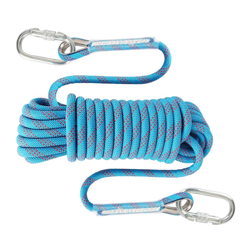 Высокопрочная наружная продукция, одобренная CE, скалолазание, кернмантия, статическая безопасная веревка