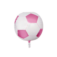 Vente en gros ballon de football 22 pouces 4D en film d'aluminium ballons de football de haute qualité pour fête d'anniversaire d'enfants