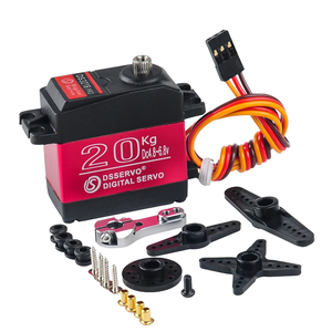 <span class=keywords><strong>DS3218</strong></span> <span class=keywords><strong>Pro</strong></span> GPS 1/8 1/10 1/12 Unisex RC Car Digital 20KG Alta velocidad IP66 Impermeable Baja Metal Gear 25T Brazo 180/270 Grados ZLD - Product Image 6