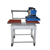 Machine de transfert de chaleur automatique à double station 60x40cm avec plateau chauffant supérieur Combo Nouvelle imprimante d'étiquettes