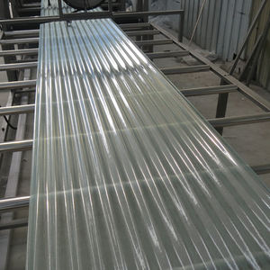 Feuille de toiture ondulée transparente en plastique dur, rouleau de couverture de toit Flexible en Fiber de verre résistant à la chaleur 4x8 She - Product Image 4