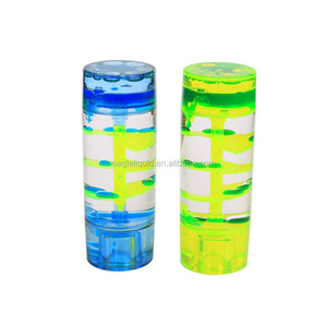 Mainan autisme sensorik tabung Glitter perak dengan hadiah Dekorasi Desktop baru lampu LED - Product Image 4