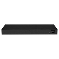 24 Port 100M PoE Switch 2 Gigabit Combo Uplink 400W 802.3bt Unmanaged untuk Kamera IP Wireless AP