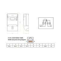 Compteur d'énergie intelligent monophasé IoT ZHONGYI 220V-240V avec communication 4G WiFi, surveillance à distance, précision de classe 1, 50/60Hz, 60A