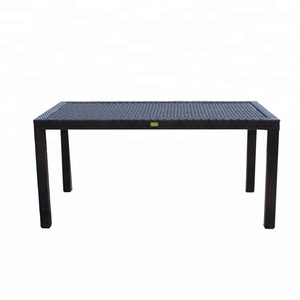 Patio de mesa de café de plástico Material de tejido para todo <span class=keywords><strong>el</strong></span> tiempo al aire libre <span class=keywords><strong>Muebles</strong></span> de Jardín Silla de mesa de juegos - Product Image 4