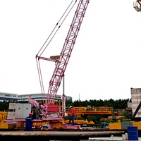 Grue de toit 10T avec moteur et engin, haute efficacité pour le démontage de machines de construction