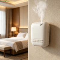 Diffuseur d'arômes mural à faible entretien AE109 de 150 ml, diffuseur de parfum à piles pour hôtels commerciaux, salles de bain, usines, commandes OEM