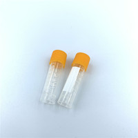 Tubos de Ensayo de Plástico para Laboratorio de 10 ml, Viales Criogénicos con Tapa de Sellado, Tubo Criogénico con Tapa de Rosca