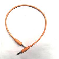 Câble de raccordement Eurorack mono mâle-mâle 3,5 mm avec gaine en PVC pour synthétiseurs modulaires, longueur 20 cm