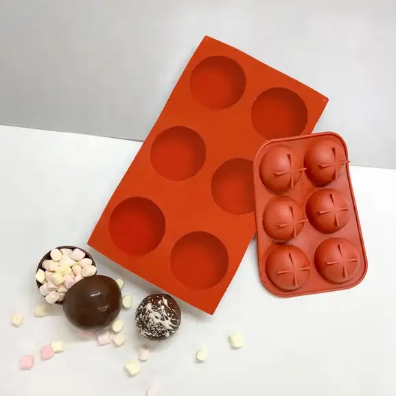 Siliconen Bakcake Ps Grote Chocolade Kaarsvorm Voor Het Bakken Van Kaars Siliconen Mallen Voor Fondantgebak