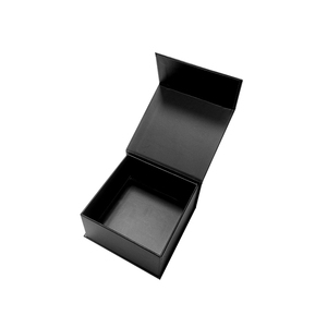 Caja de regalo de embalaje de negocios de lujo, papel Kraft plegable personalizado con imán en relieve, revestimiento de esponja de laminación mate para goma de mascar - Product Image 5