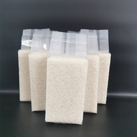 Sacs de riz en plastique personnalisés avec poignées 5kg 10kg 15kg PE Agriculture thermoscellé héliogravure impression emballage sous vide farine engrais