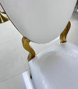 Sillas de alquiler de Bodas de lujo Silla de evento real de acero inoxidable dorado a la <span class=keywords><strong>venta</strong></span> - Product Image 5