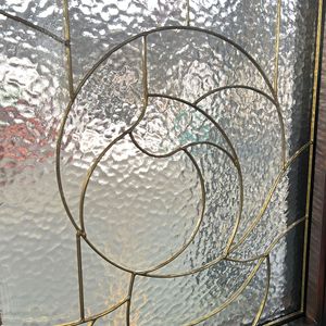 Porte de villa <span class=keywords><strong>à</strong></span> double entrée, style européen, arquée, finition cuivre, porte de sécurité décorative, sur mesure, portes en aluminium et bois. - Product Image 3