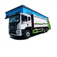 Camion à ordures compacteur 20 m³ 6x4 à transmission manuelle et chargement arrière