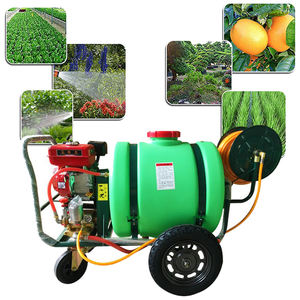 Pulverizador de jardín estilo Carro de 200L con motor de gasolina y batería de motor eléctrico Pulverizador de desinfección agrícola empujado a mano - Product Image 3