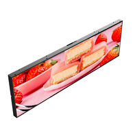 ODM OEM Layar LCD 37 Inci untuk Iklan, Layar Digital Signage Sistem Operasi Android, Layar Ultra Lebar