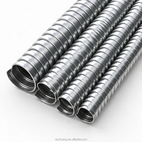 Tuyau flexible en acier inoxydable OEM 316 SS201/SS304 avec diamètre intérieur de 6 mm et diamètre extérieur de 8 mm, conduit métallique flexible, tuyau galvanisé