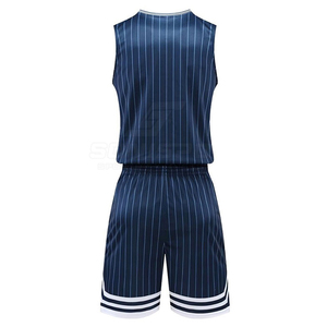 Uniforme de baloncesto personalizado para hombre OEM, ropa deportiva transpirable de secado rápido con logotipo personalizado, opciones de talla grande disponibles en conjuntos - Product Image 2