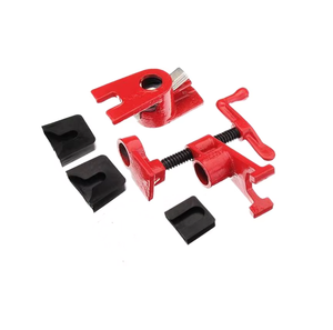 Les colliers de serrage réglables à dégagement rapide comprennent des supports de serrage de tuyau à boulon à bande pour tuyau en métal, acier, plastique et aluminium en pouces métriques - Product Image 1