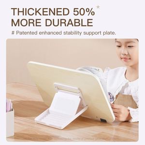 Support de lecture pour enfants One Sample Ok Yd12 en MDF et ABS, couleur crème, pour ordinateur portable et lecture - Product Image 2