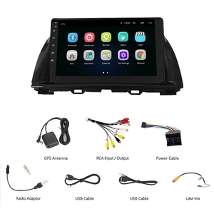 Radio con GPS para <span class=keywords><strong>Mazda</strong></span> CX-5 CX5 <span class=keywords><strong>2012</strong></span>-2015, Pantalla Táctil OLED Android, Navegación, WiFi Integrado, Compatible con CarPlay y Android Auto - Product Image 3