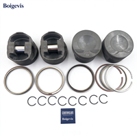 Original Quality Auto Parts Car Engine System Piston Assembly Black 23+0.5 Forged 06L107065BR. for EA888 2.0T