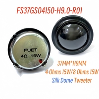 Aimant néodyme 37MM 4 Ohm 15W RMS réponse en ultra-haute fréquence 1390Hz-20kHz Lucency Silk Film Tweeter haut-parleur pour moniteur
