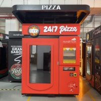Máquina Expendedora de Pizza Comercial Totalmente Automática para Comida Fresca y Caliente, Venta ODM con Función SDK, Pantalla Táctil Digital, Tarjeta de Crédito y Código QR