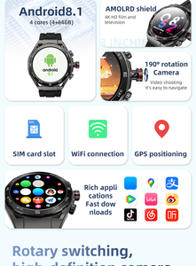 4G Smartwatch 1.43 "Màn Hình Wifi Quay Máy Ảnh Video Cuộc Gọi Hệ Thống NFC GPS Hw18 Cuộc Gọi 2 Amoled Thông Minh Đồng Hồ - Product Image 6