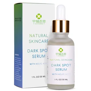 Sérum naturel de soins pour la peau, huile privée de lotion pour le visage, hydratant, éclaircissant, Anti-vieillissement, sérum en acide kojique, dissolvant des taches foncées