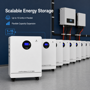 <b>48V</b> Home Energy Storage <b>Battery</b> 51.2V 100AH 200AH 300AH 5kWh 10kWh 15kWh Lithium Solar <b>Battery</b> LiFePO4 <b>Battery</b> - Product Image 5